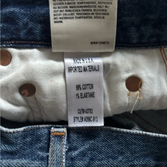 AGOLDE - Riley High Rise Straight Crop - Size 25 - Picture 8 of 8